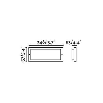 Aluminum wall lamp E27 gray QUIEVY