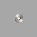 Floor lamp with integrated LED in brushed steel CHATEL