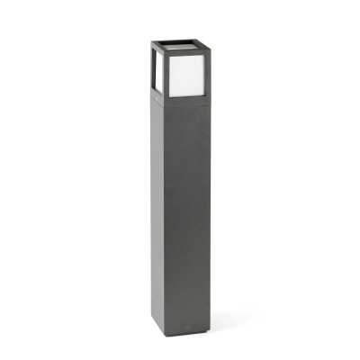 Floor lamp aluminum E27 gray DORNES