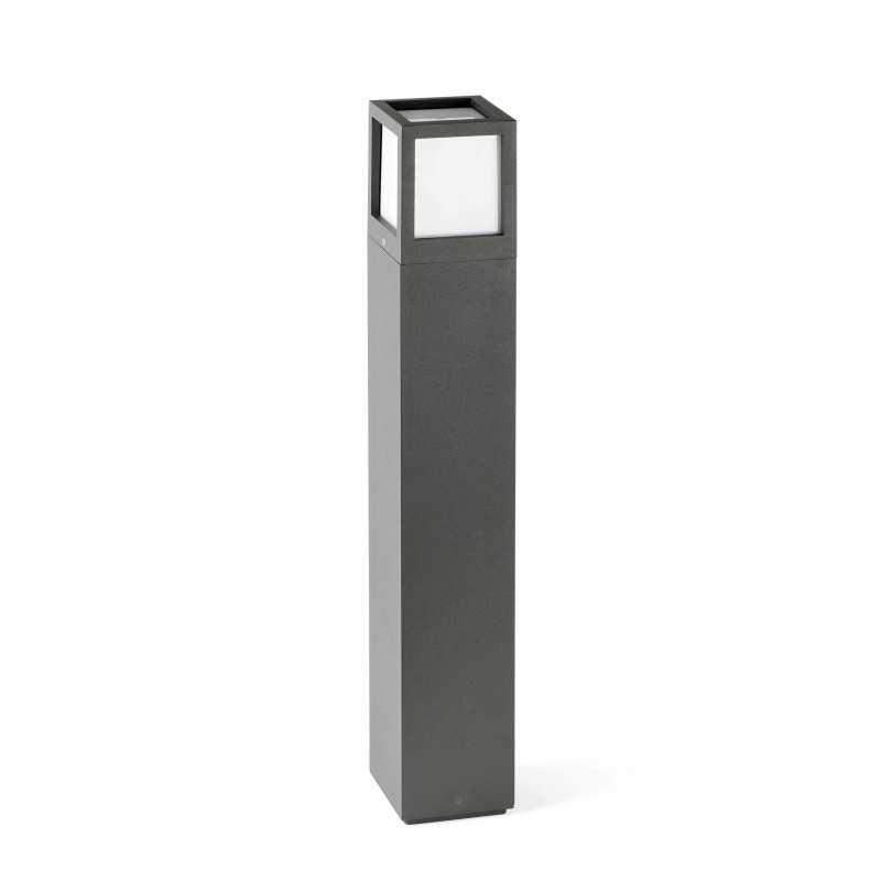 Floor lamp aluminum E27 gray DORNES