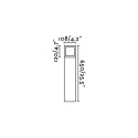 Floor lamp aluminum E27 gray DORNES