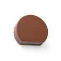 Aluminum wall lamp with integrated LED, LEDENON rust.