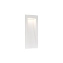 Wall lamp with integrated LED in matte white aluminum VAROGNE
