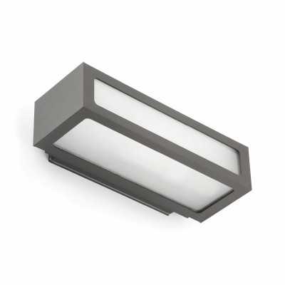 Wall lamp aluminum E27 gray ATTILLY