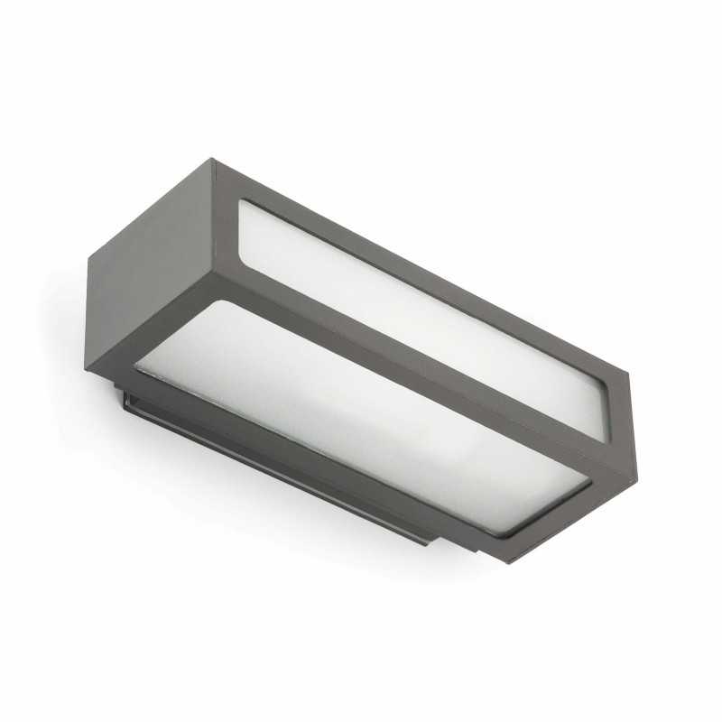 Wall lamp aluminum E27 gray ATTILLY