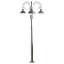 Floor lamp in oxidized steel with E27 socket, AIZIER.