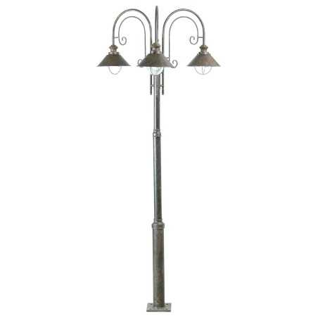 Floor lamp in oxidized steel with E27 socket, AIZIER.
