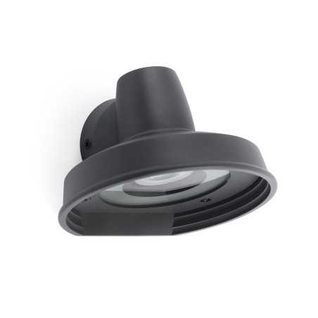 Aluminum wall lamp in gray MAGENTA with GU10 socket