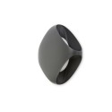 Wall lamp with integrated LED in gray aluminum by NOMDIEU