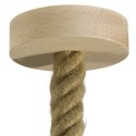 Wooden support with a 120mm diameter and an XXL output.