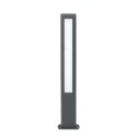 Floor lamp with integrated LED in gray aluminum by CAMPEL.