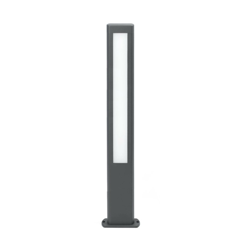 Floor lamp with integrated LED in gray aluminum by CAMPEL.