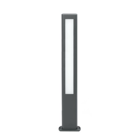 Floor lamp with integrated LED in gray aluminum by CAMPEL.