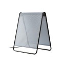 Floor lamp with integrated LED in gray aluminum SACLAS