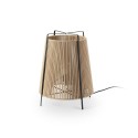 Floor lamp in matte black steel with E27 socket by CARSIX