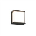 Wall lamp aluminum integrated LED gray DIONAY