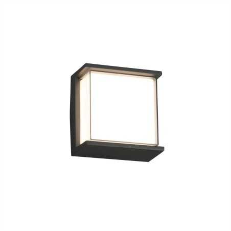 Wall lamp aluminum integrated LED gray DIONAY