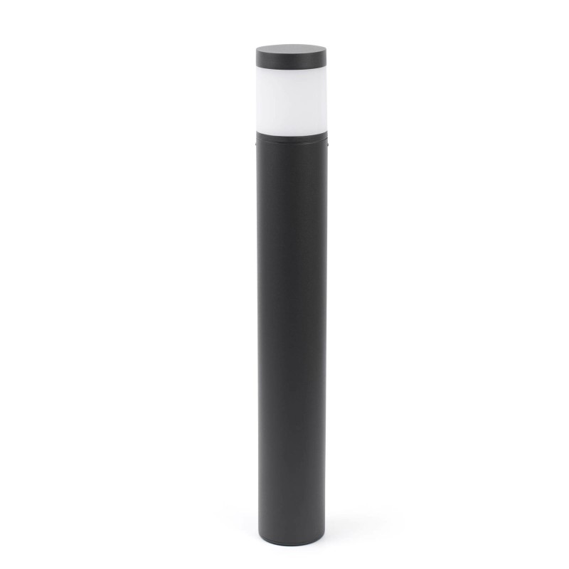 Floor lamp with integrated LED in gray aluminum by MAISONS.