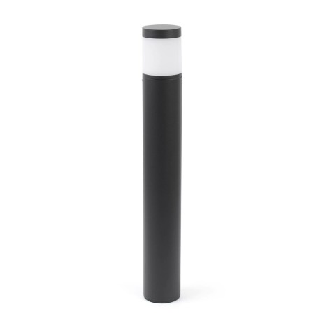 Floor lamp with integrated LED in gray aluminum by MAISONS.