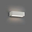 Wall lamp with integrated LED in matte white aluminum, BERNEDE.