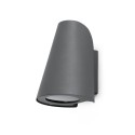 Wall lamp aluminum E27 gray AUGERE
