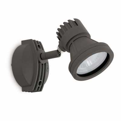 Aluminum wall lamp GU10 gray PIMONT