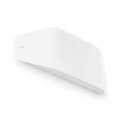 Wall lamp made of matte white polycarbonate with E27 socket, BARIZEY.
