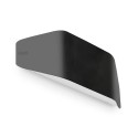 Wall lamp made of gray polycarbonate with E27 socket, TOUTENS brand.