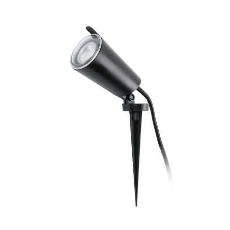 Wall lamp made of matte black polycarbonate with GU10 socket, CAPENS