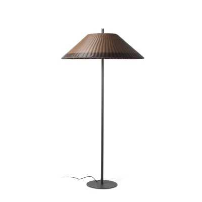 Aluminum floor lamp E27 gray CHAPET