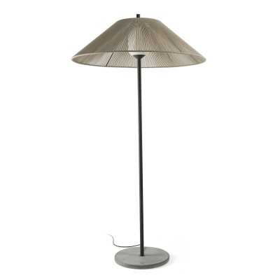 Floor lamp aluminum E27 gray LAIVES