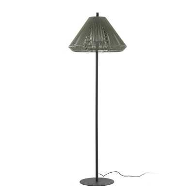 Floor lamp aluminum E27 gray CLEMENT