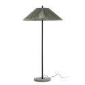 Floor lamp aluminum E27 gray ROUVROY