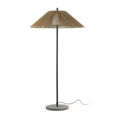 Floor lamp aluminum E27 gray GROSLEE