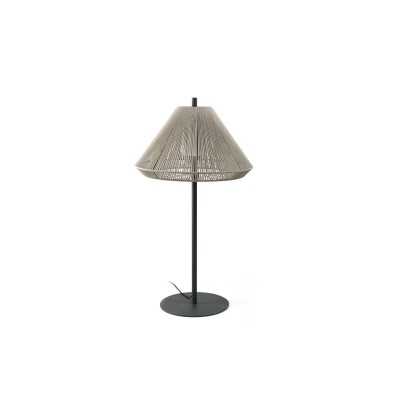 Floor lamp aluminum E27 gray CHERAN