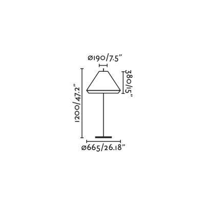 Floor lamp aluminum E27 gray CHERAN