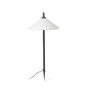 Floor lamp aluminum E27 gray HOLNON