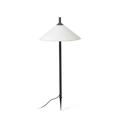 Floor lamp aluminum E27 gray HOLNON