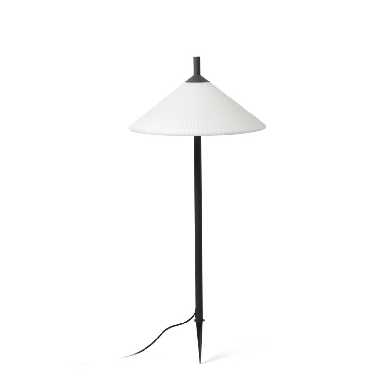 Floor lamp aluminum E27 gray HOLNON