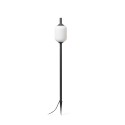 Floor lamp aluminum E27 gray AUXERRE