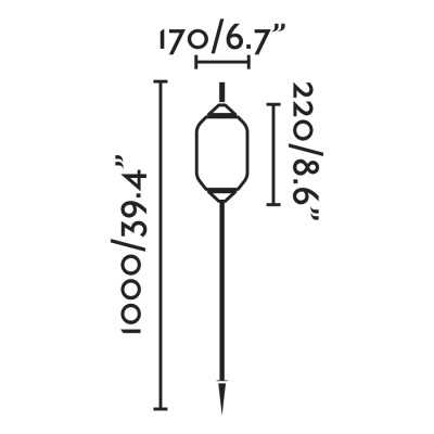 Floor lamp aluminum E27 gray AUXERRE