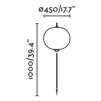 Floor lamp aluminum E27 gray POIVRES