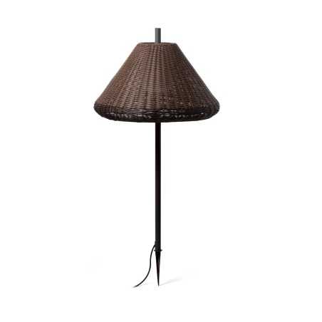 Floor lamp aluminum E27 gray BROUMET