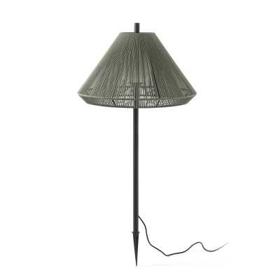 Floor lamp aluminum E27 gray CLEREY