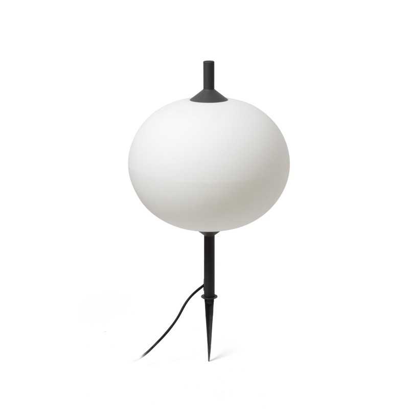 Floor lamp aluminum E27 gray BESSAY