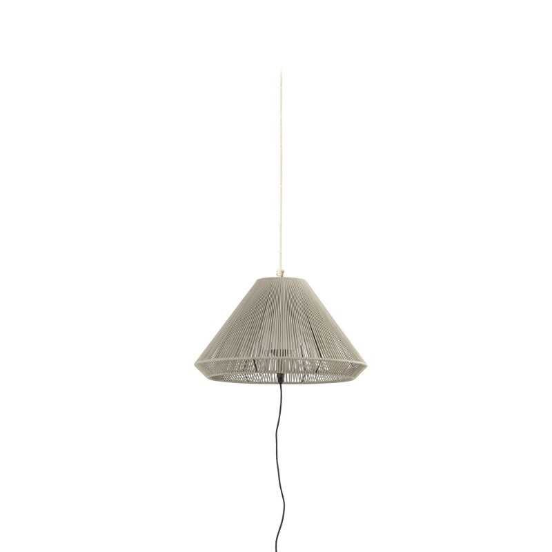 Aluminum E27 gray GORNAC ceiling lamp