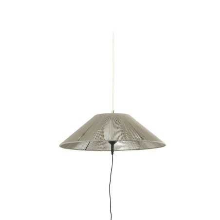 Aluminum E27 gray ceiling lamp SOTURAC