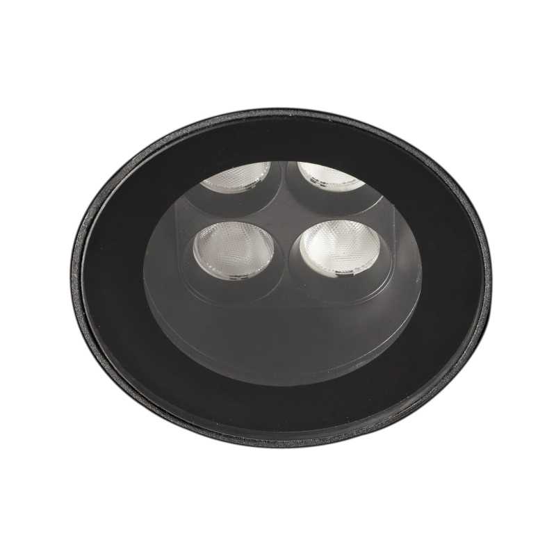 Floor lamp with integrated LED in matte black aluminum LABRAS