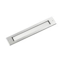 Floor lamp with integrated LED in brushed steel by VEYSSET.