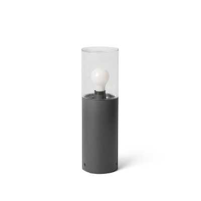 Floor lamp aluminum E27 gray MEYZIEU